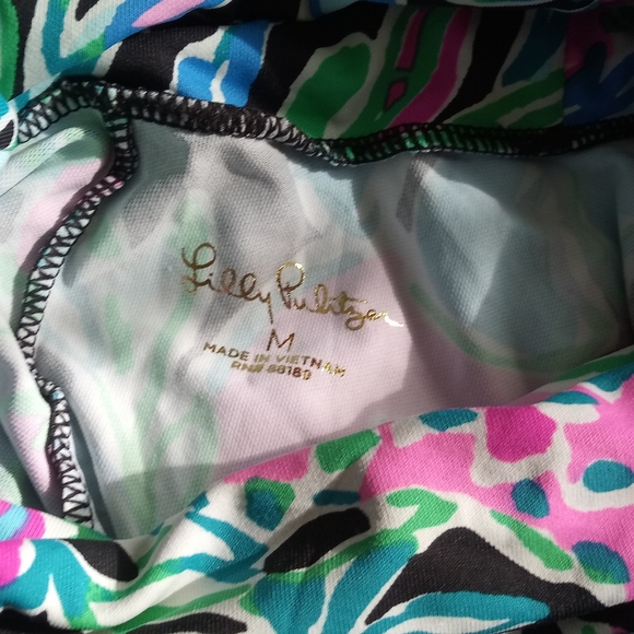 Lilly Pulitzer LilShield UPF 50+ Dress in Onyx Let’s Get Wild Print Size… - Picture 13 of 14